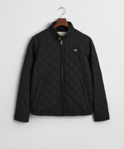 Gant Quilted Windcheater Jacket Black