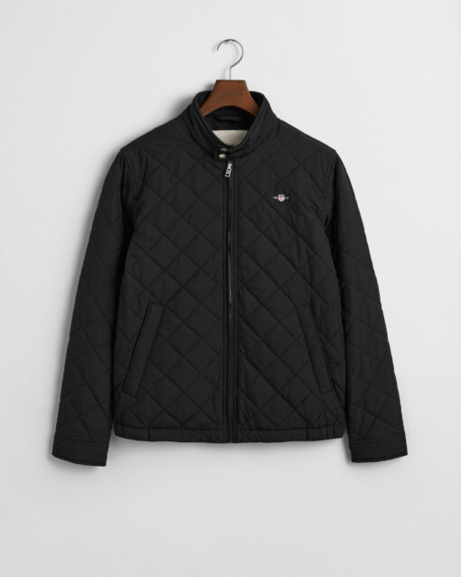 Gant Quilted Windcheater Jacket Black