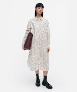 Marimekko Runoelma Piirto Unikko Mekko Runoelma Piirto Unikko Natural White