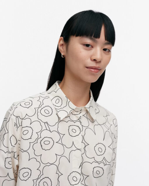 Marimekko Runoelma Piirto Unikko Mekko Runoelma Piirto Unikko Natural White