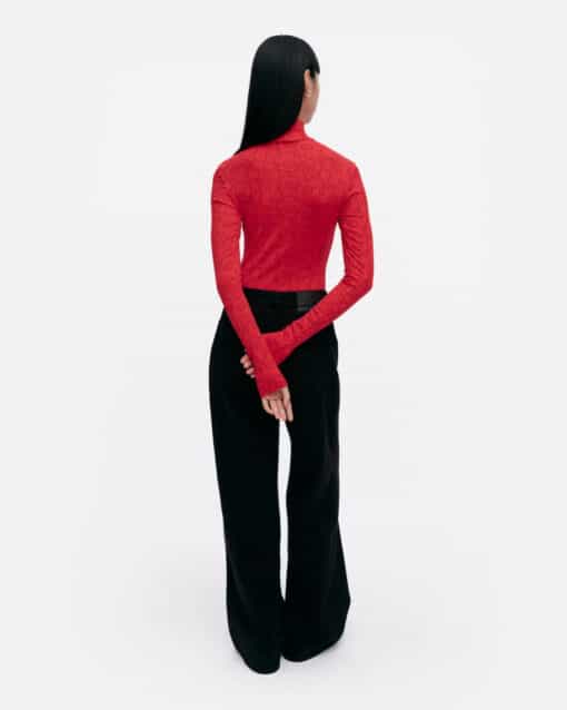 Marimekko  Solmia Piirto Unikko T-Neck Red