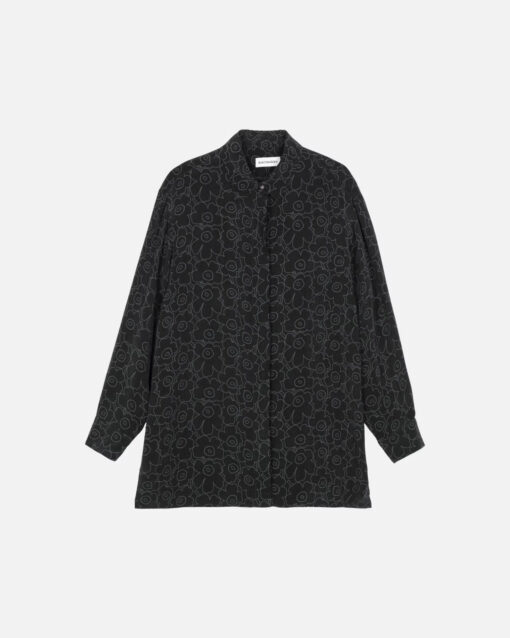 Marimekko  Runsas Piirto Unikko Shirt Black