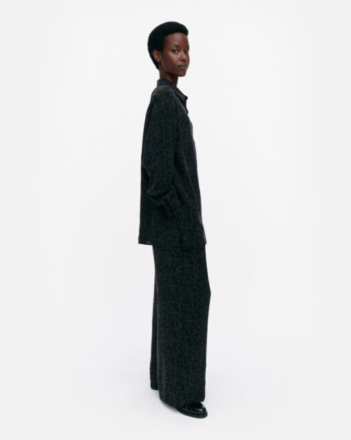 Marimekko  Runsas Piirto Unikko Shirt Black