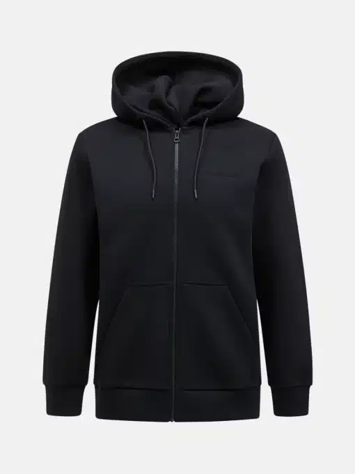 Peak Performance Original Small Logo Zip Hood Men Black