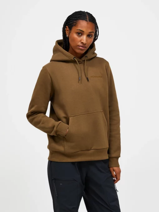 Peak Performance Original Small Logo Hood Women Meadow Moss