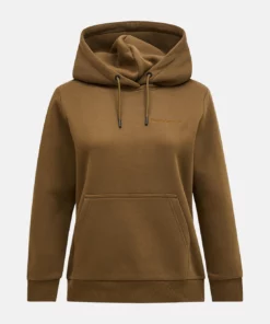 Peak Performance Original Small Logo Hood Meadow Moss