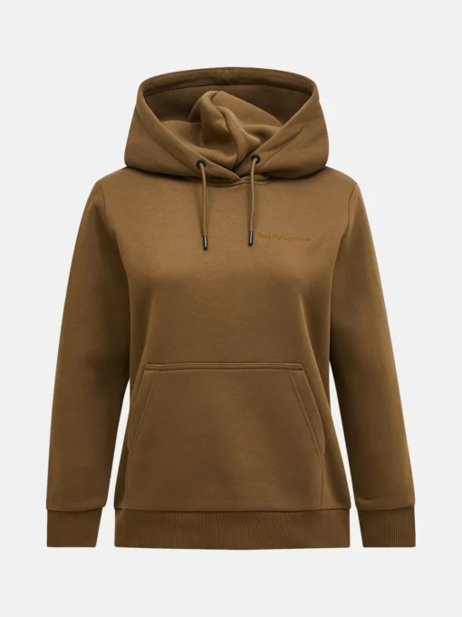Peak Performance Original Small Logo Hood Women Meadow Moss