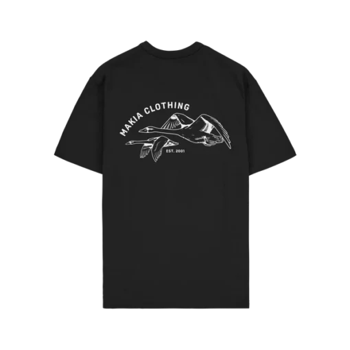 Makia Swans T-Shirt Black