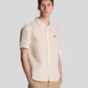 Lyle & Scott Hemp Short Sleeve Shirt Natural