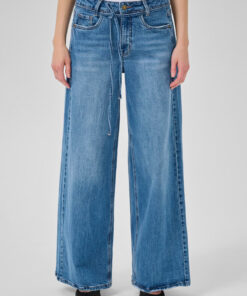 My Essential Wardrobe MWKaro 144 Mid X-Wide Jeans Medium Blue Wash