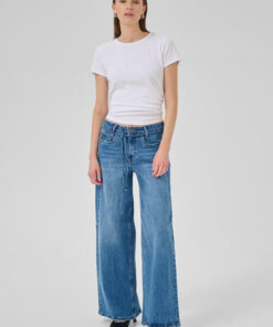 My Essential Wardrobe MWKaro 144 Mid X-Wide Jeans Medium Blue Wash