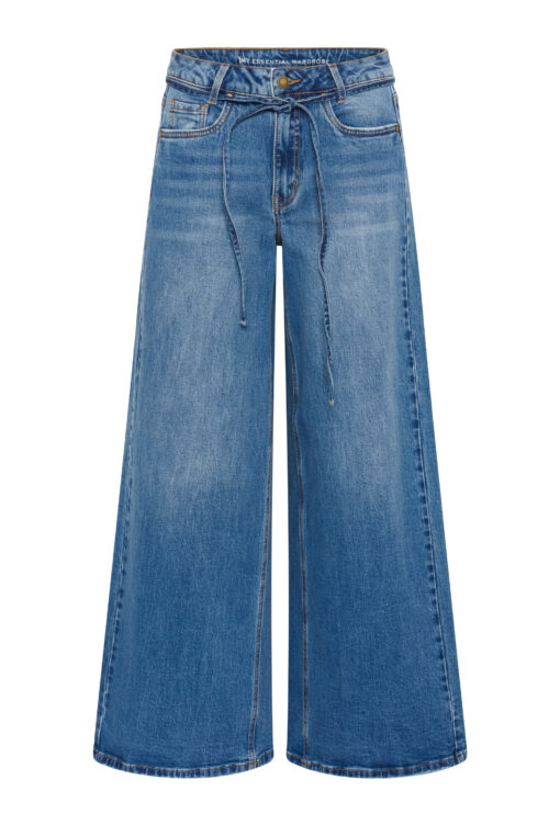 My Essential Wardrobe MWKaro 144 Mid X-Wide Jeans Medium Blue Wash