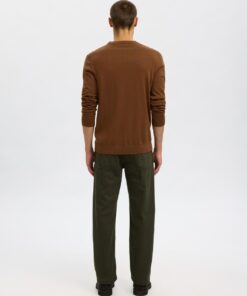 Slhtray Premium Merino Crew Neck Soft Silt