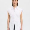 Slffina Slim SS Shirt Bright White