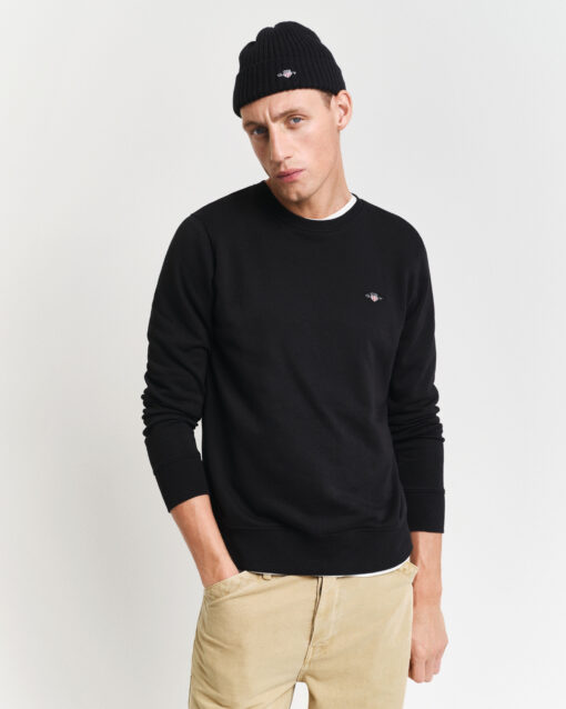 Gant Reg Shield C-Neck Black