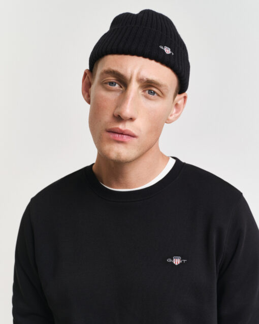 Gant Reg Shield C-Neck Black