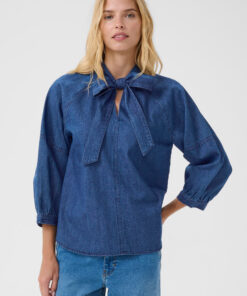 Part two SassiPW Shirt Medium Dark Blue Denim