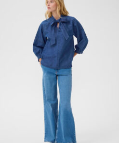 Part two SassiPW Shirt Medium Dark Blue Denim