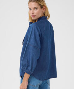 Part two SassiPW Shirt Medium Dark Blue Denim