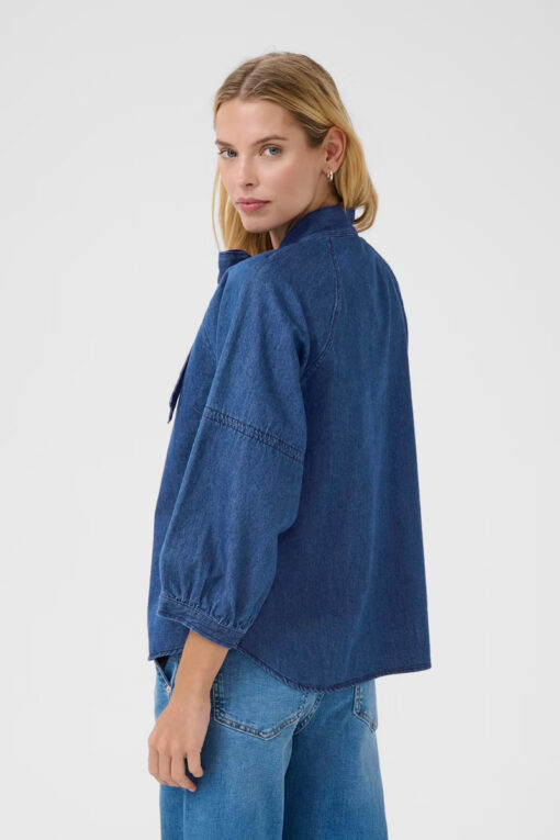 Part two SassiPW Shirt Medium Dark Blue Denim