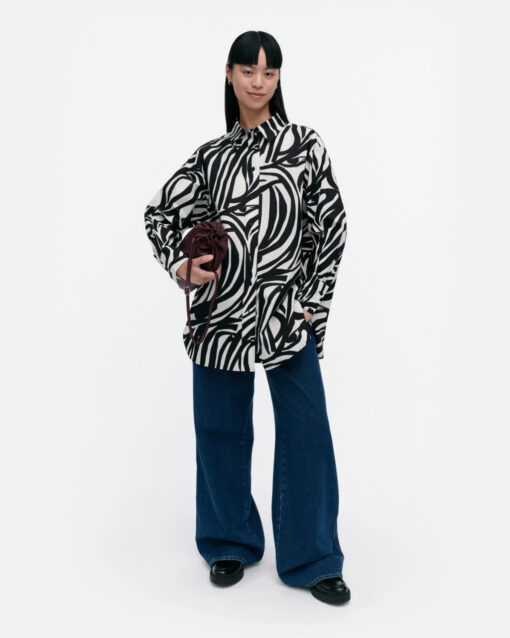 Marimekko Nila Jokuraita Cotton Shirt