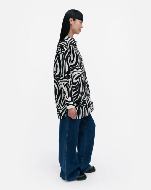 Marimekko Nila Jokuraita Cotton Shirt