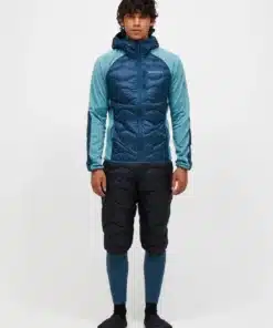 Peak Performance Helium Hybrid Down Hood Jacket Men Mountain lake/Deluded Vision