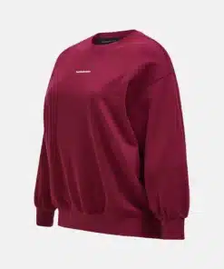 Peak Performance Cotton Terry Crew Women Vertical Zenith