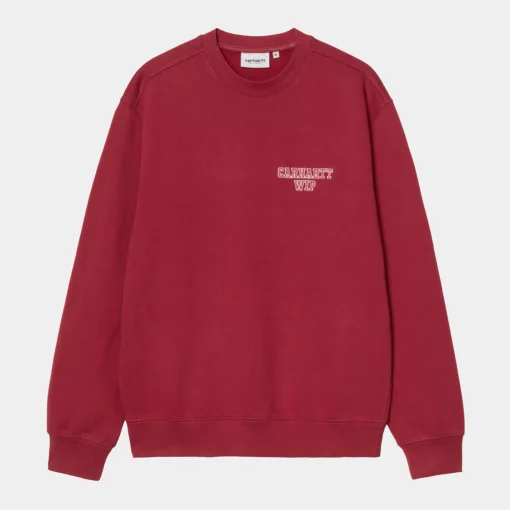 Carhartt WIP Alumni Sweatshirt Scarlet
