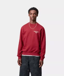 Carhartt WIP Alumni Sweatshirt Scarlet