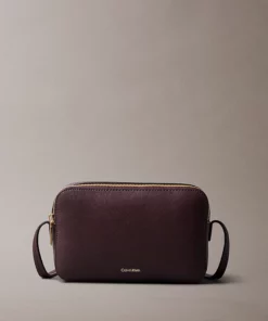 Calvin Klein Foil Logo Camera Bag Fudge/Espresso