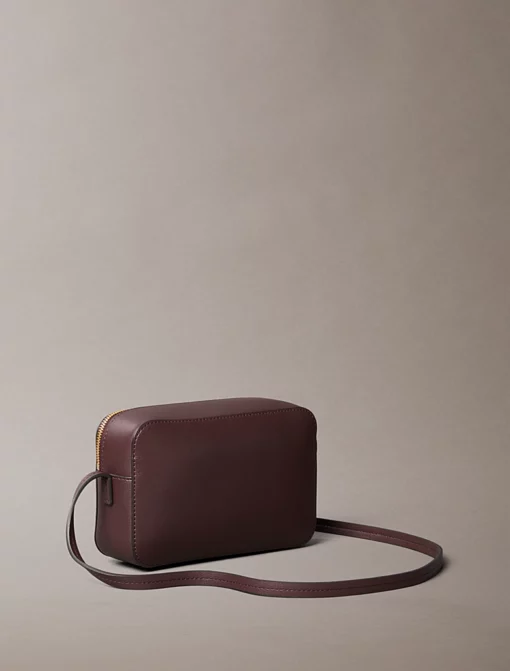 Calvin Klein Foil Logo Camera Bag Fudge/Espresso