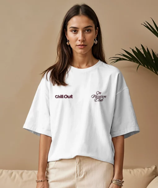 On Vacation Chill Out T-shirt White
