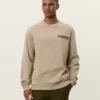 Les Deux Racing Sweatshirt Dark Sand