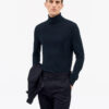 Tiger of Sweden Nevile Turtleneck Wool Sweater Dark Blue