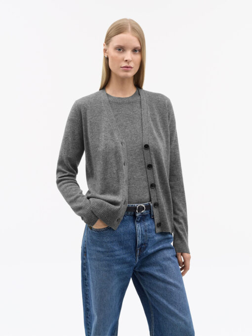 Tiger of sweden Khloe Wool Cashmere Cardigan Dark Grey