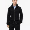 Tiger of Sweden Niall Zip-Up Wool Cardigan Black