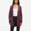 Vila Ril Open Cardigan Fig
