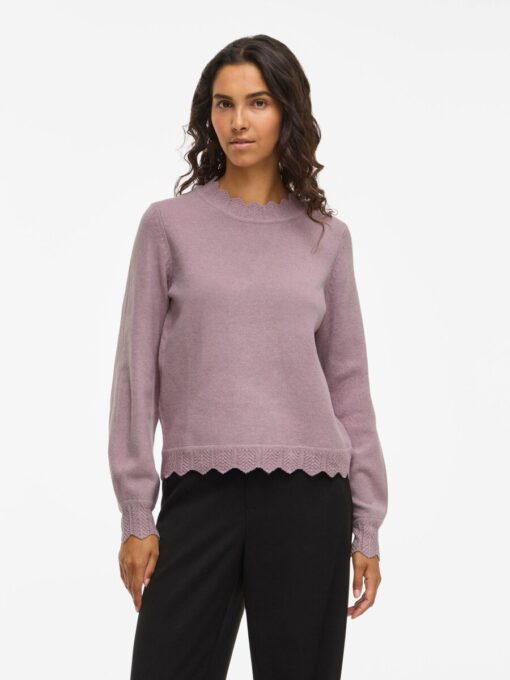 Vinikolina O-Neck Knit Top Toadstool