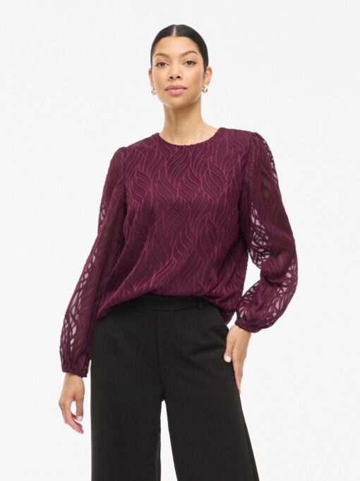 Vimika O-Neck Top Fig