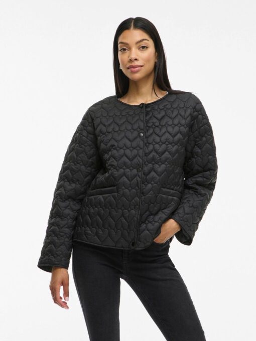 Visilla Quilted Jacket Black