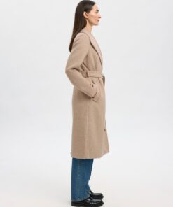 Slfrosa Wool Blend Coat Sandshell