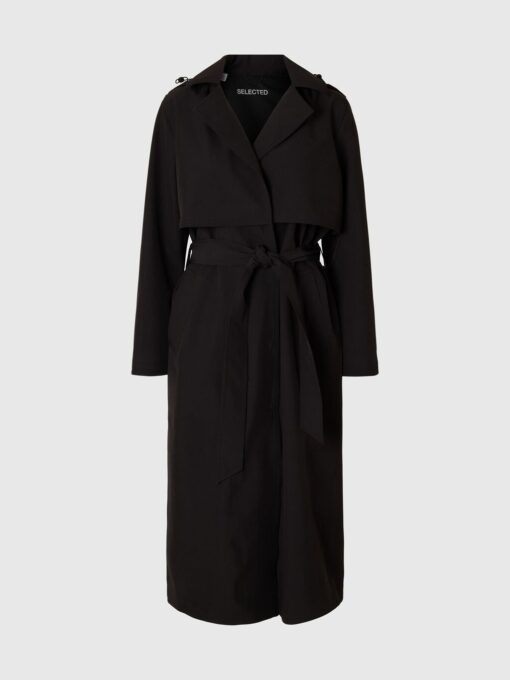 Slfaline Tech Trenchcoat Black