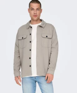 Onsnewkodyl Overshirt Grey