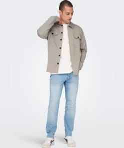 Onsnewkodyl Overshirt Grey