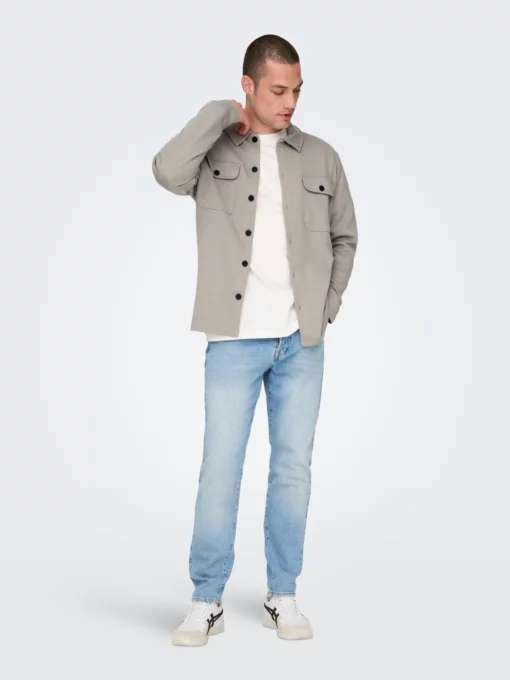Onsnewkodyl Overshirt Grey