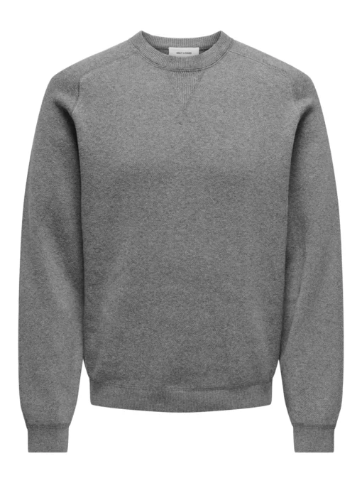 Onspin Crew Knit Grey