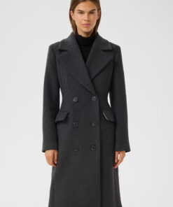 InWear ThoraIW Coat Dark Grey Melange