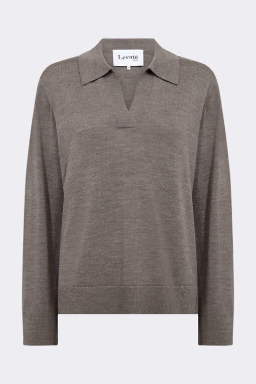 Levete Room ISMAILA 9 Pullover Light Brown