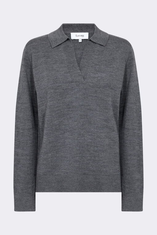 Levete Room ISMAILA 9 Pullover Dark Grey